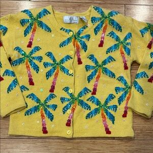 Philip & Jane Gordon Coconut Girl Vintage 90’s Tropical Sweater Women’s S